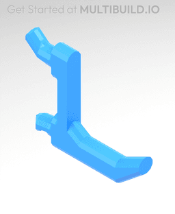 30 mm, Pegboard Click Hook 3d model