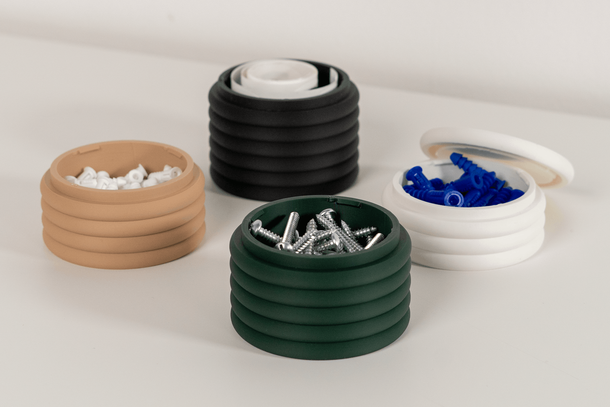Stackable Poppy Organizer 3d model