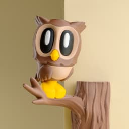 Blob Owl - Mini Modular Articulated Art Toy 3d model