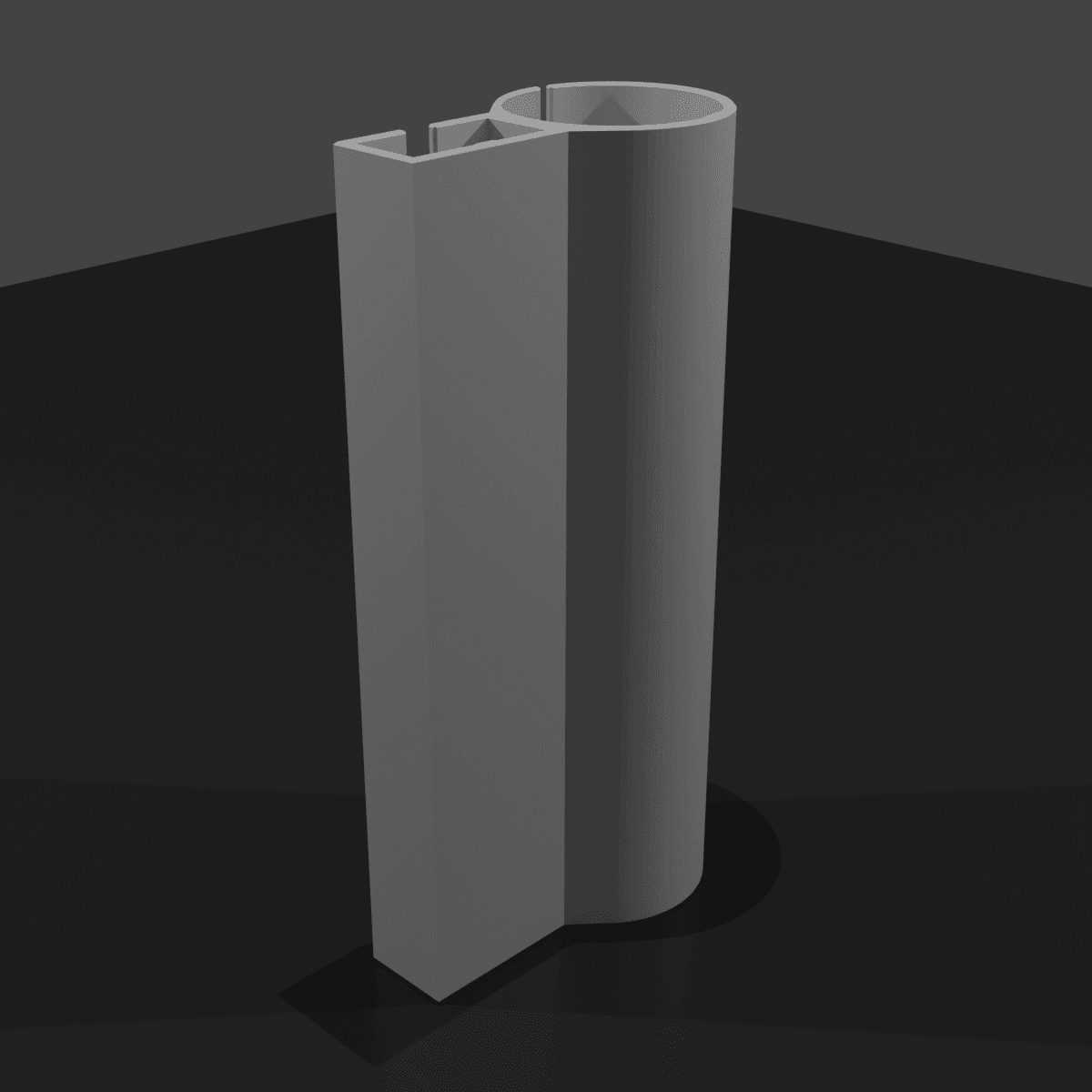 Behind TV Nvidia Shield Tube Mount 3d model
