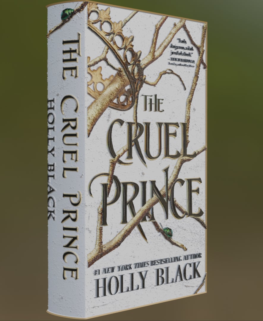The Cruel Prince - Book Litho 3d model