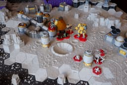 FDMecha Hex Terrain - Lunar Landscape Full Set 3d model