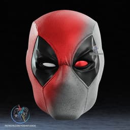 Comic Deadpool Mask 3d Printer File STL 3d model