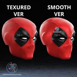 Comic Deadpool Mask 3d Printer File STL 3d model