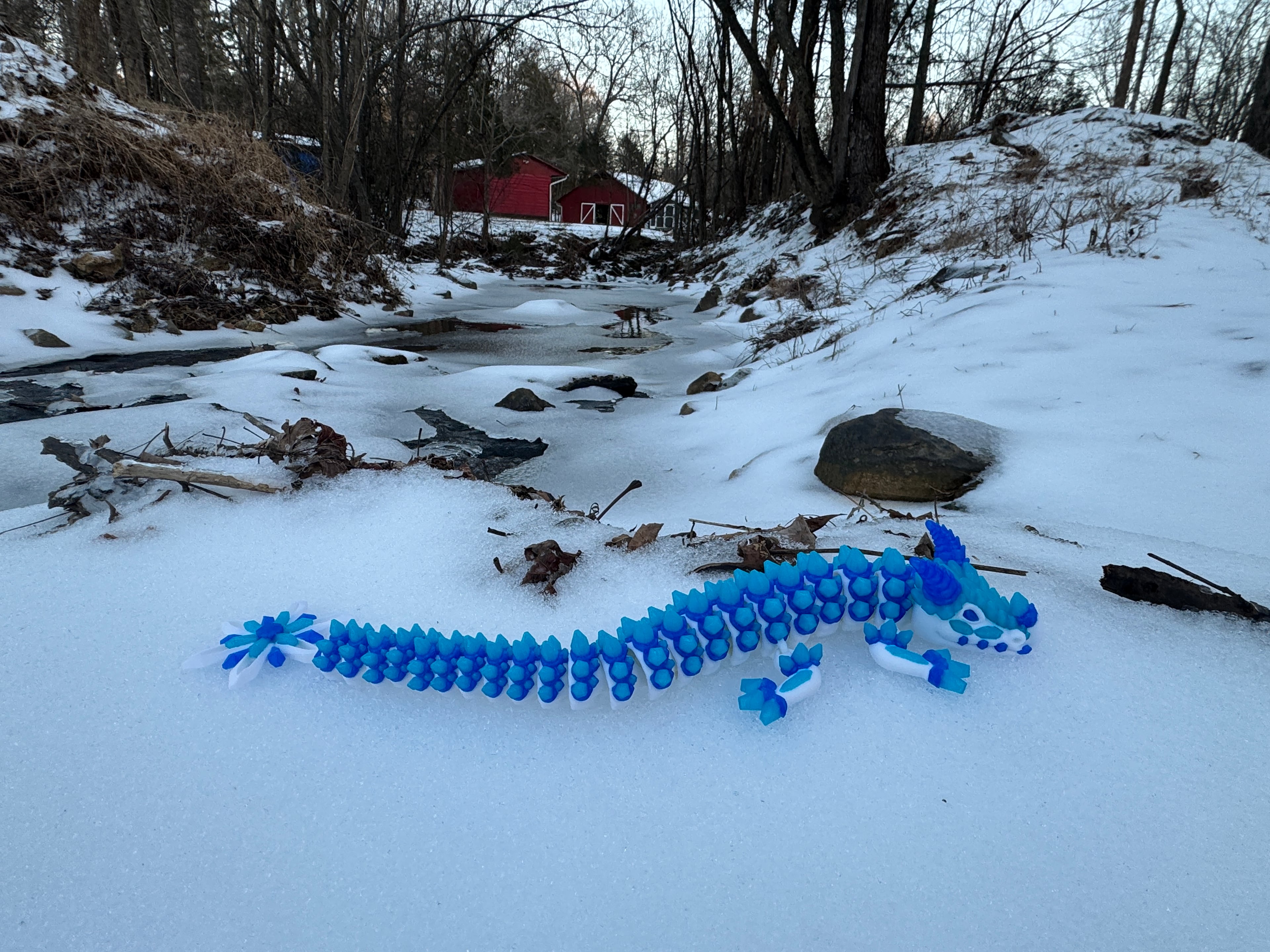 Frostshatter Ice Dragon Wingless 3d model