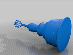Whisk Trophy 3d model