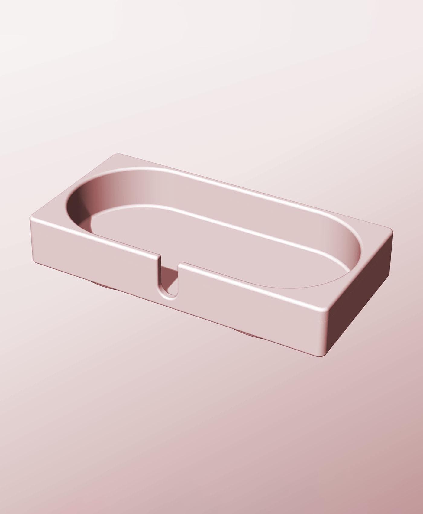 CX68-25-SB Modular stacking slotted container for home decor 3d model