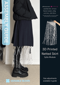 Sylta Skirt - Modular 3D Printed Fashion 3d model