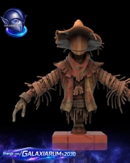 Mars Field Scarecrow 3d model