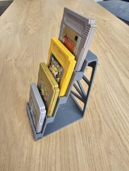 Gameboy Cartridge Display Stand 3d model
