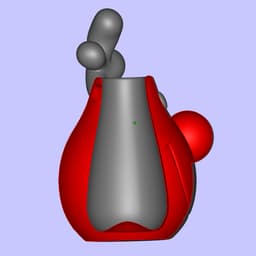 DEER VASE 3d model