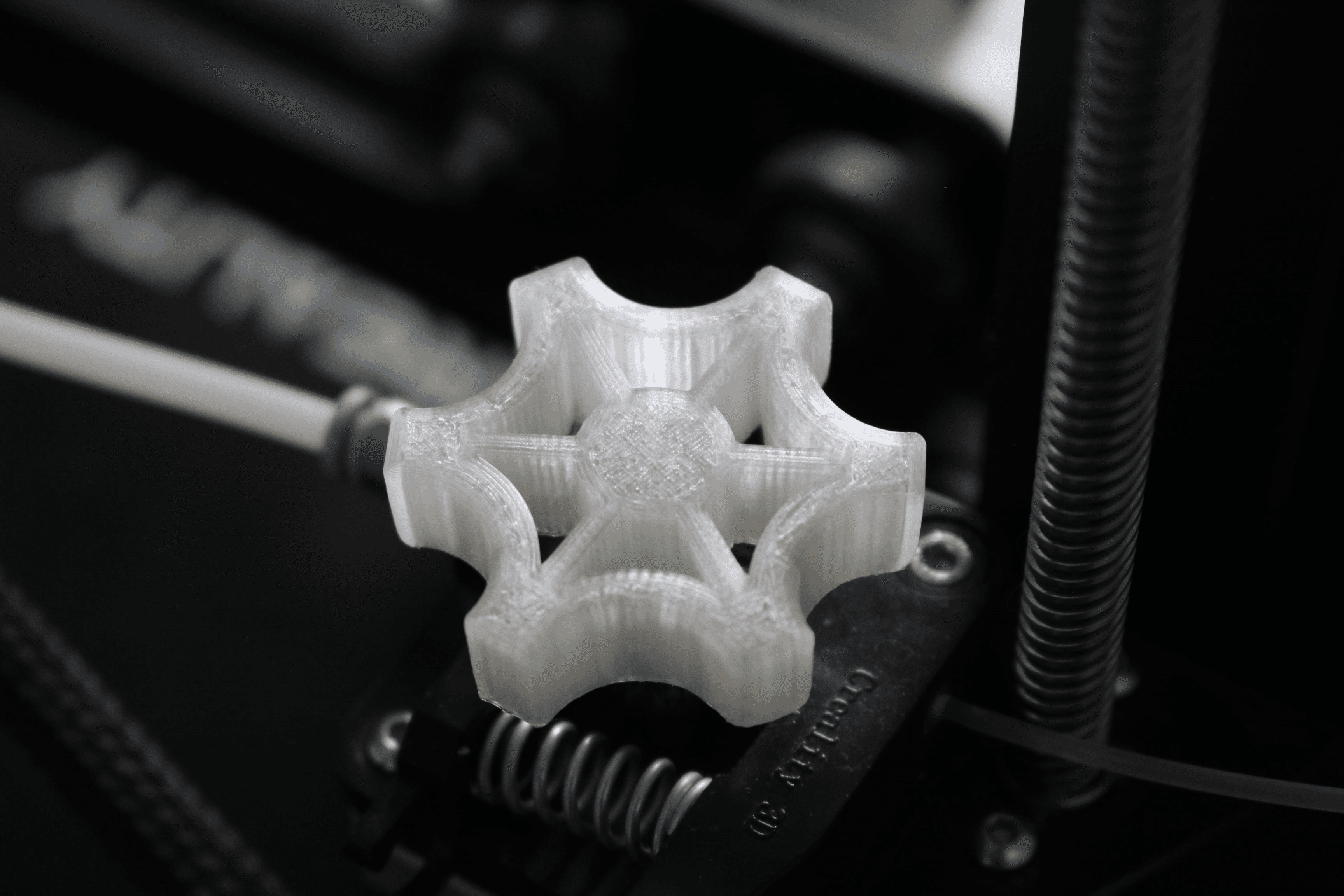 Creality Ender 3 / MicroSwiss Direct Drive Extruder Motor Knob 3d model