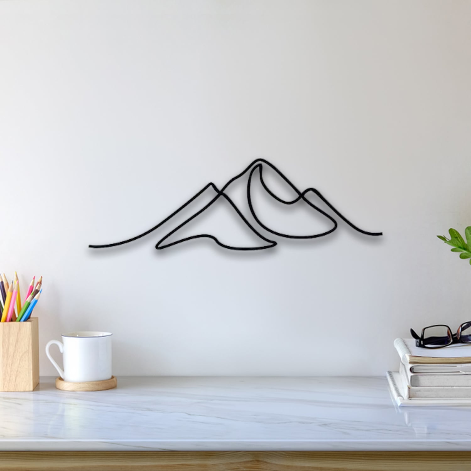 Mountain Wall Art 3d model