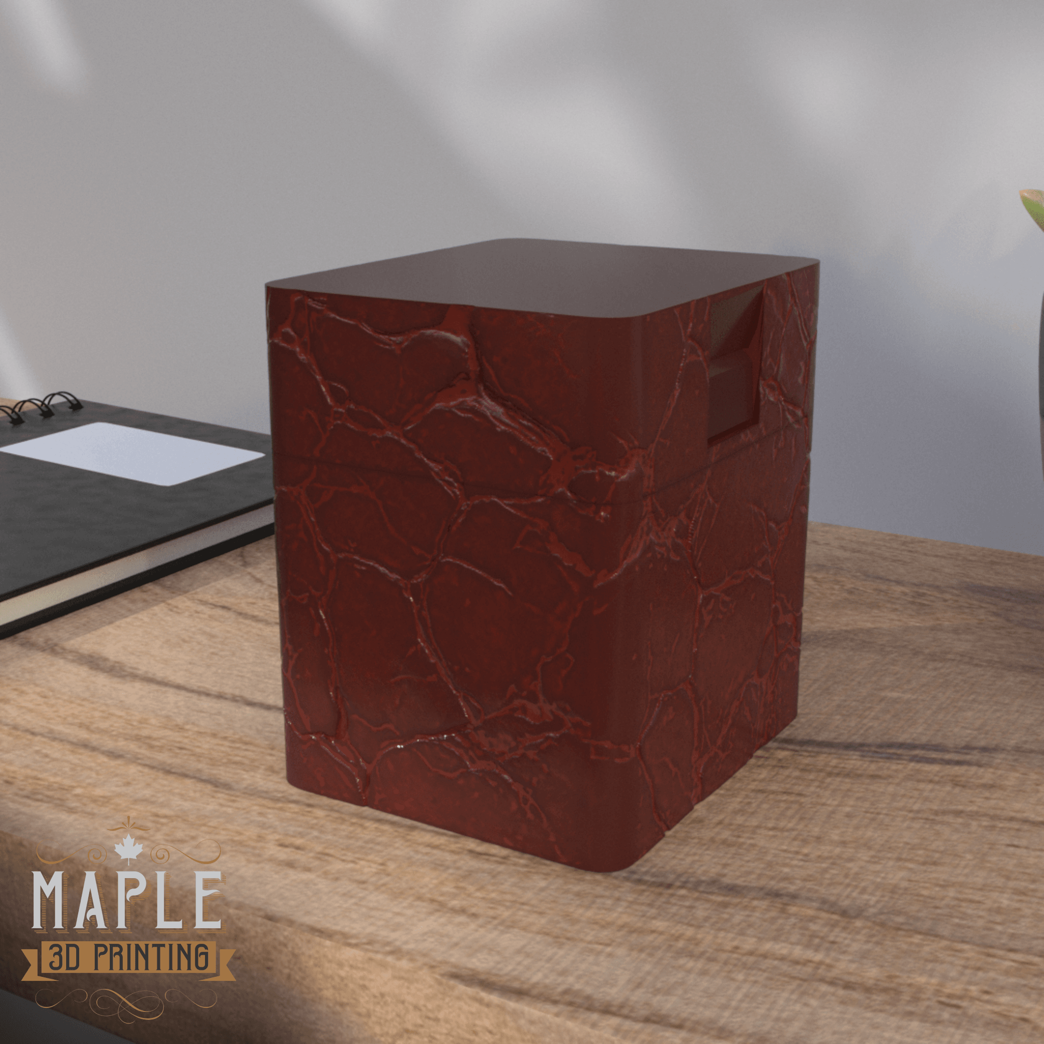 Snap Shut Deck Box - Lava Rock 3d model