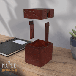 Snap Shut Deck Box - Lava Rock 3d model