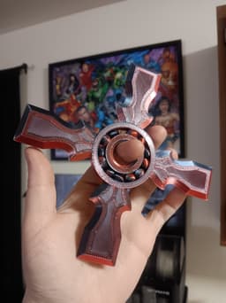 Boomerang Cross Spinner Mini 3d model