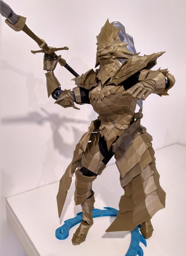 Dragon Slayer Ornstein articulated figure 3d model