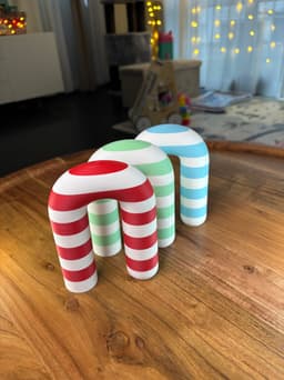 Collapsing Candy Cane 3d model