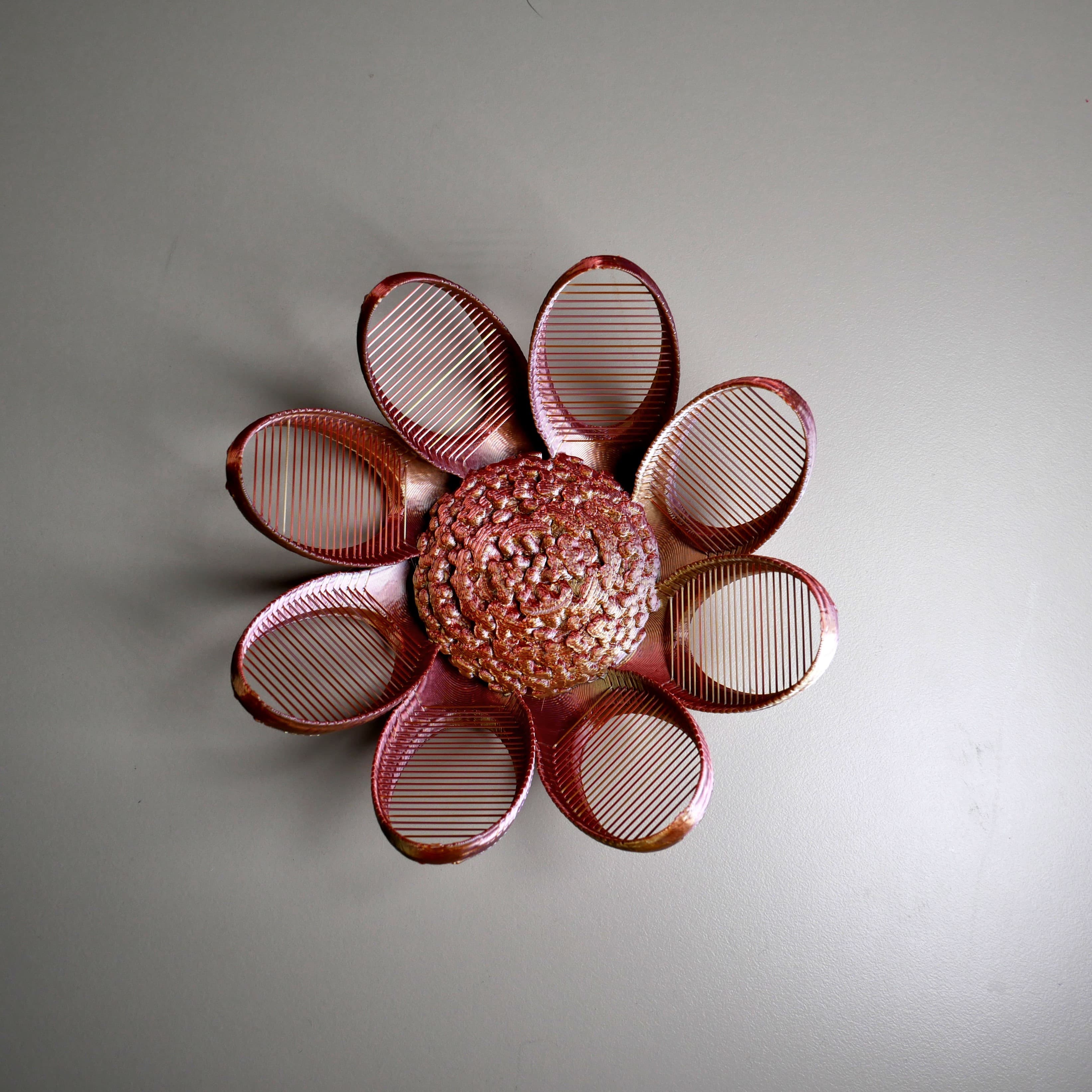 Small Lotus Flower Art 3d model