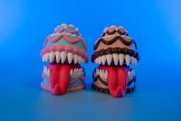 Mimic Cake Clicker Collection β Tiny Dessert Monsters 3d model