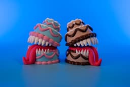 Mimic Cake Clicker Collection β Tiny Dessert Monsters 3d model