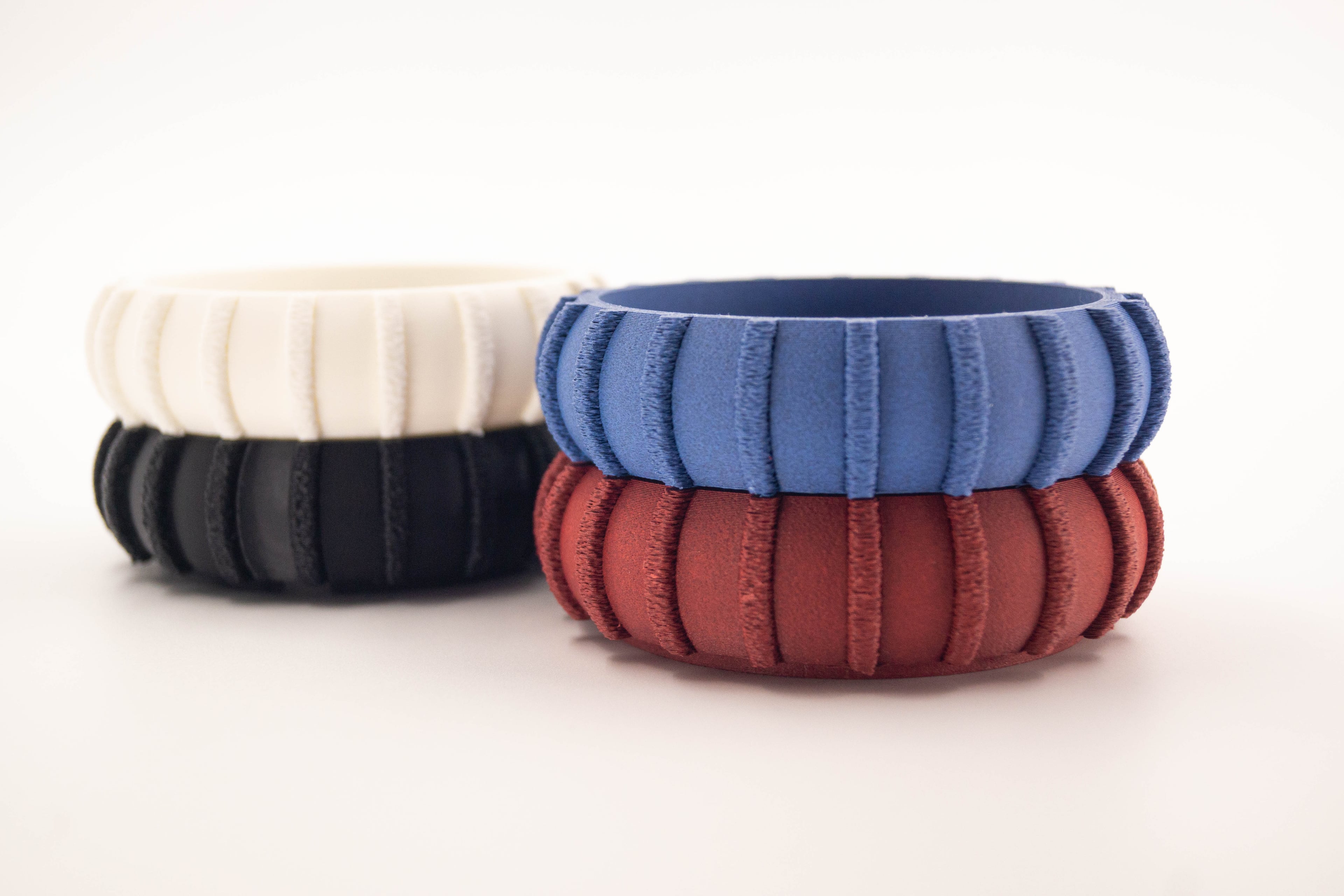 Stackable Fuzzy Pattern Catch All Tray - Design #1 3d model