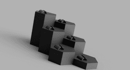 Hexagon Figurine Stand 3d model