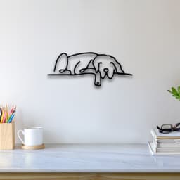Dog Wall Art 3d model