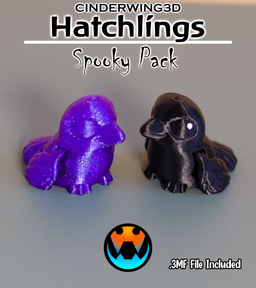 Crow - Cinder Hatchling 3d model