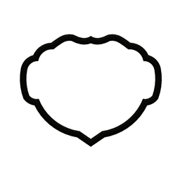 Acorn Plaque Cookie Cutter STL File - 4 inches 3d model