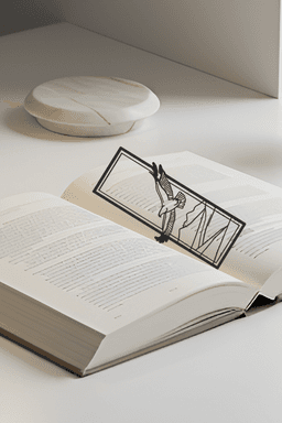 Eagle Bookmark, Gift Idea 3d model