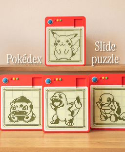 Pokedex Slide Puzzle 3d model