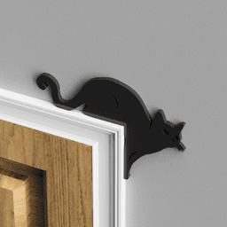 Cat Door Topper 3d model