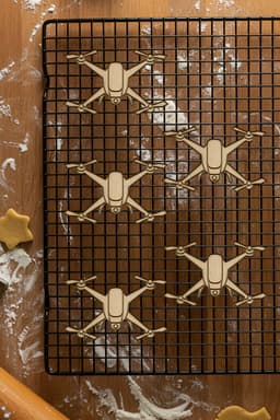 Drone Cookie Cutter, Biscuit Cutter 3d model