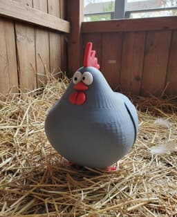 Chonky Chicken - High Detail Multi-Part Kit 3d model