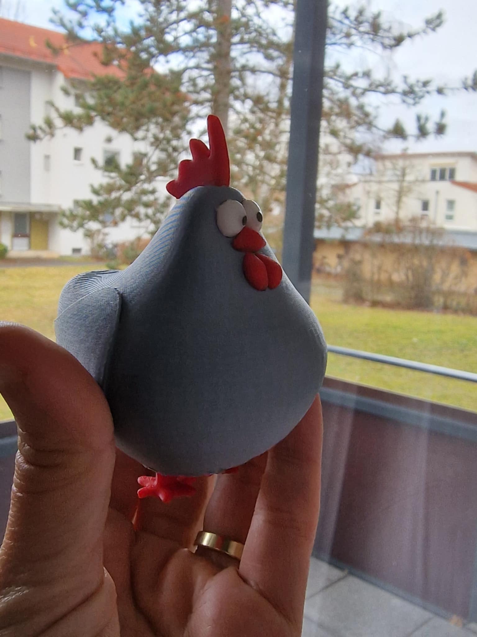 Chonky Chicken - High Detail Multi-Part Kit 3d model