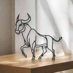 Minatour Line Art - Desktop Line Art 3d model