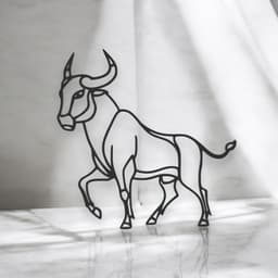 Minatour Line Art - Desktop Line Art 3d model