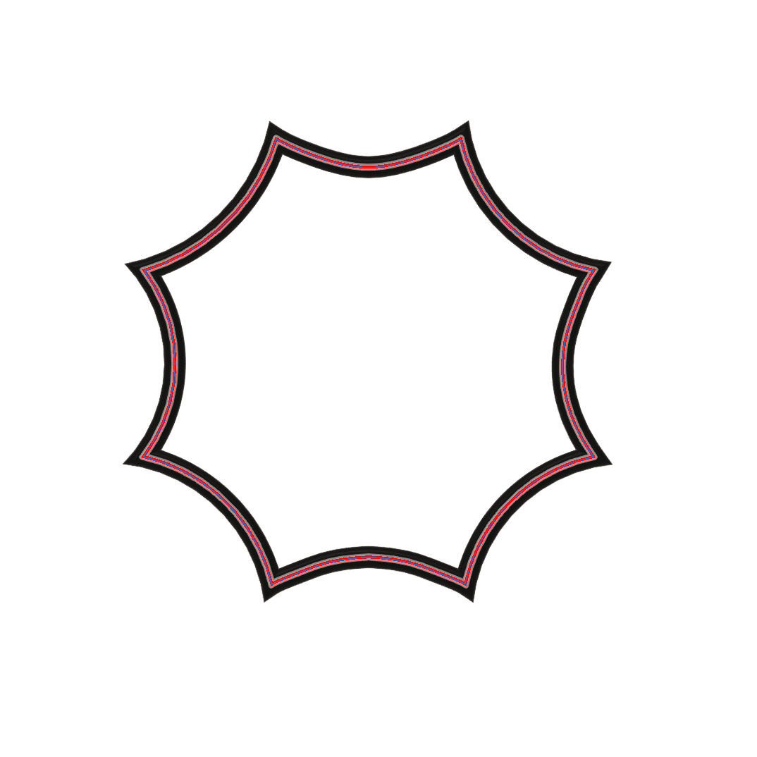 Spiderweb Cookie Cutter STL File - 4 inches 3d model
