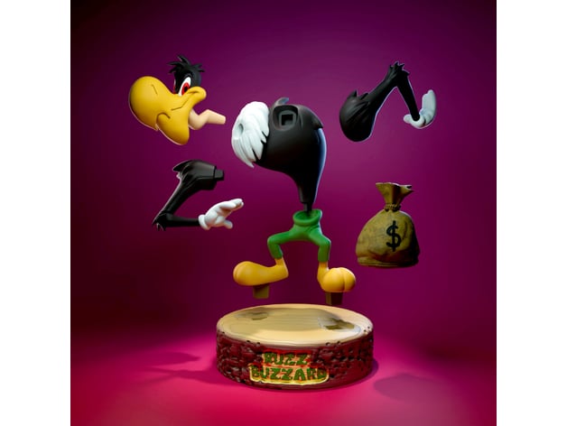 Buzz Buzzard 3d model