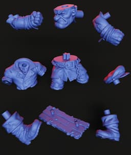 Brute Sailor STL | Figurine 3D Print | HighDetail 3d model