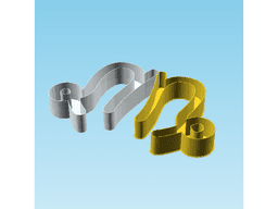 Capricorn symbol, nestable box (v2) 3d model
