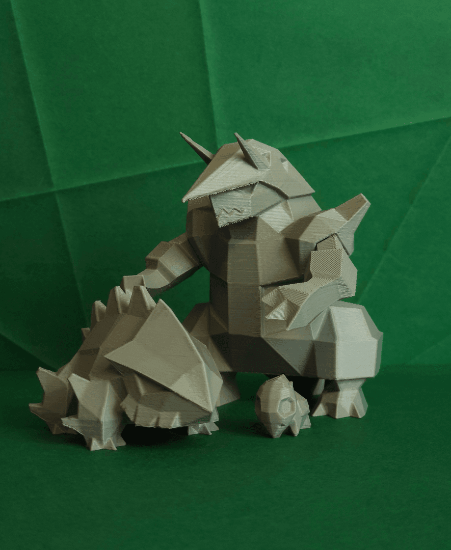 Aron Low Poly Pokemon 3d model