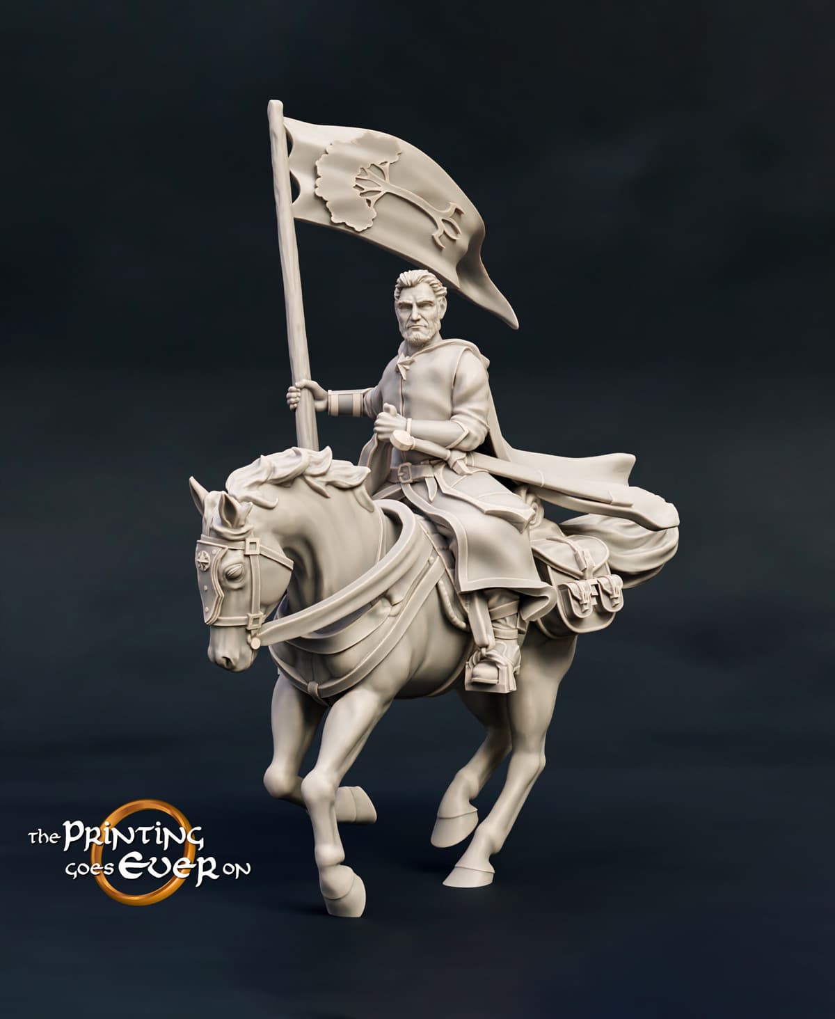 Heathbrant - Mounted 3d model