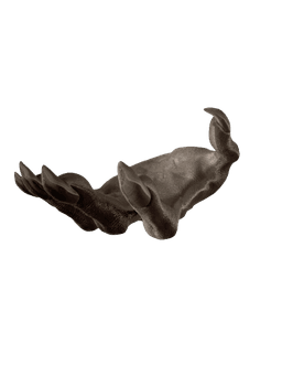 Demon Hand Wall Mounted Headset Holder 3d model