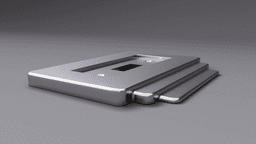Art Deco Light Switch Plate 3d model