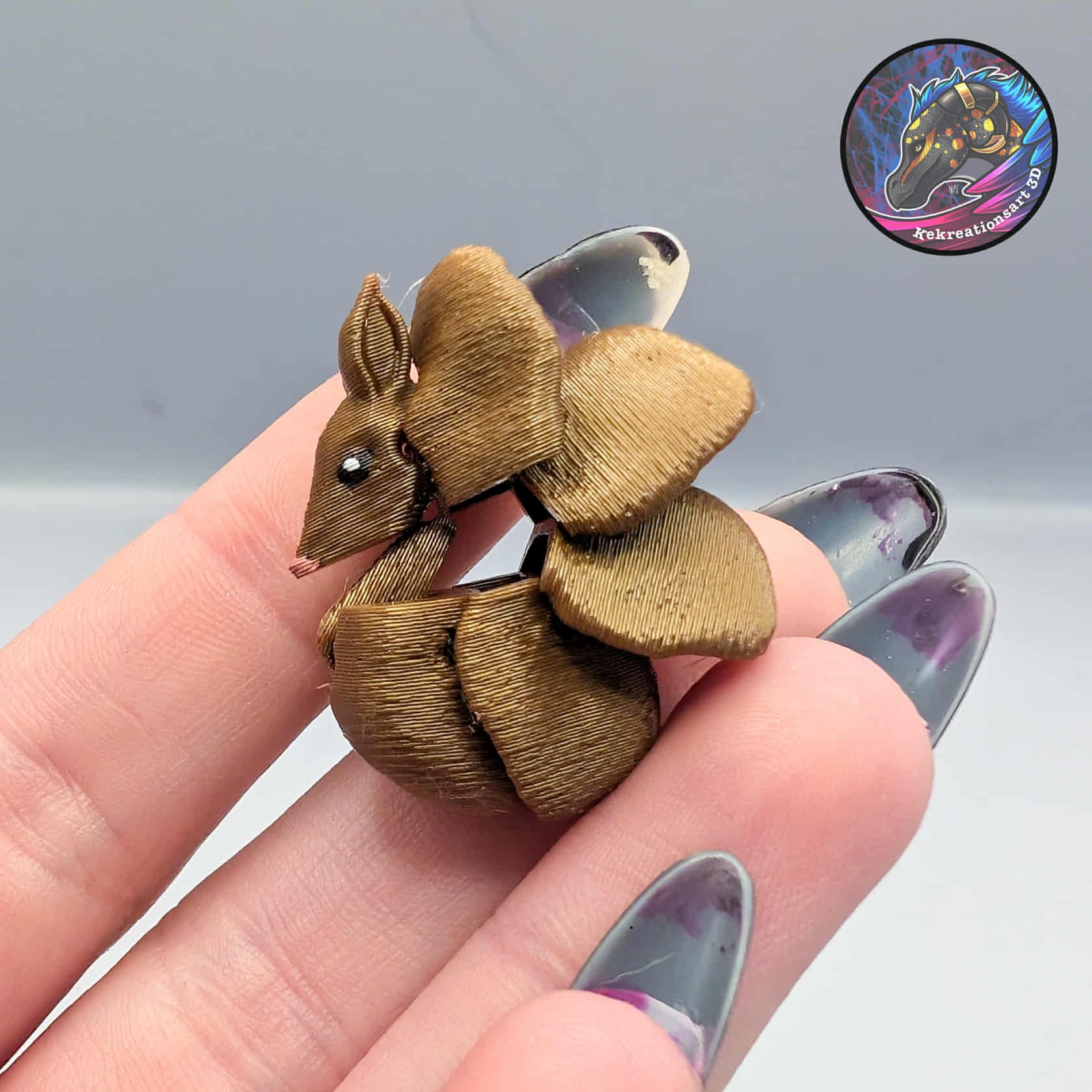 nano flexi armadillo 3d model