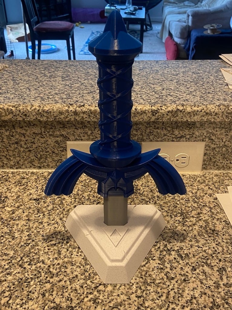 Collapsing Master Sword Stand 3d model