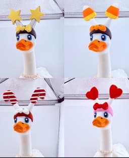 Headbands Set 2 Goose Gear for Porch Goose 3d model