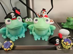 Hat Pack 01 for DeskBuddyFrog magnetic 3d model